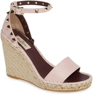 Rockstud Espadrille Wedge
