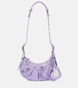 Le Cagole XS leather shoulder bag