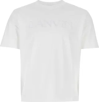 Lanvin Logo Embroidered Crewneck T-Shirt