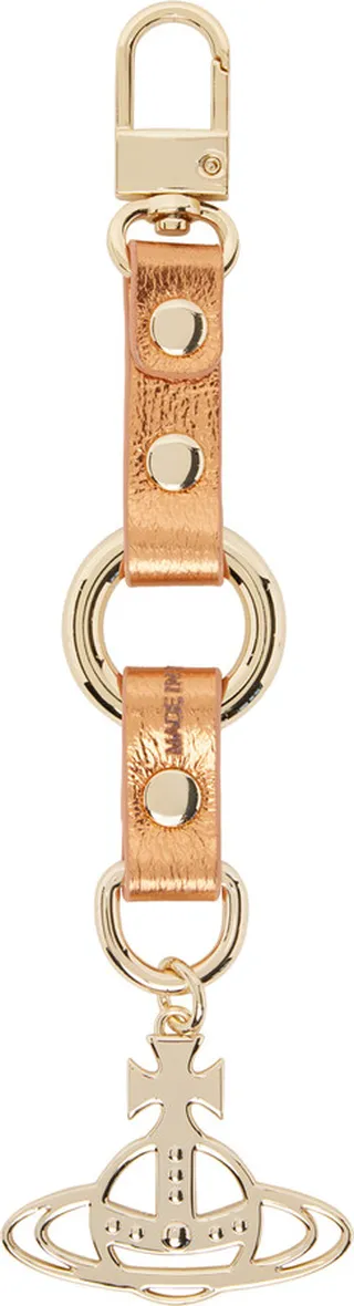 Vivienne Westwood Copper Crinkle Keychain