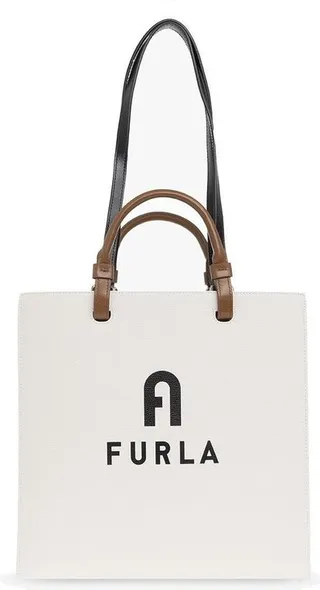 Furla Varsity Style Large Tote Bag