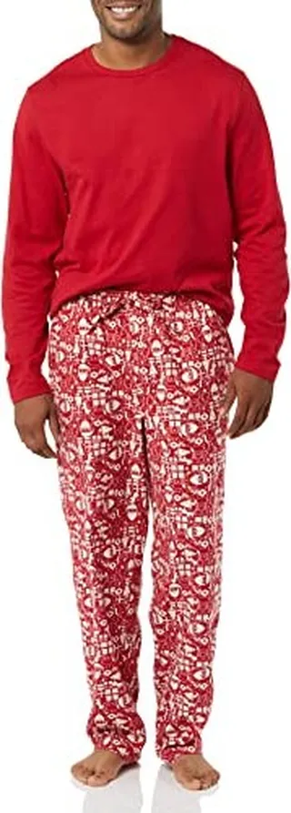 Amazon Essentials Men's Flannel Pajama Set (Available in Big & Tall)