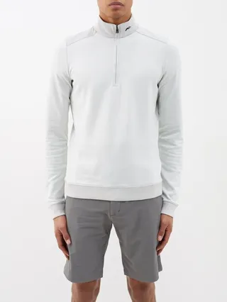 Liam Half-zip Jersey Top