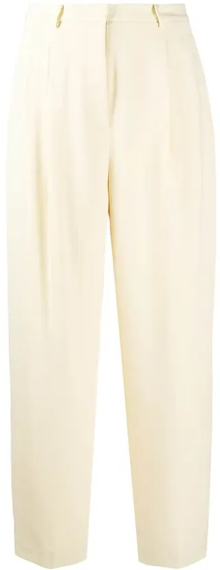 High-Waisted Tailored Trousers