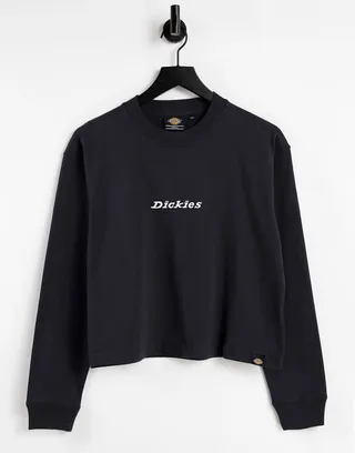 Dickies Loretto long sleeve t-shirt in black
