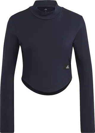 adidas Holidayz Mock Neck LongSleeve Tee