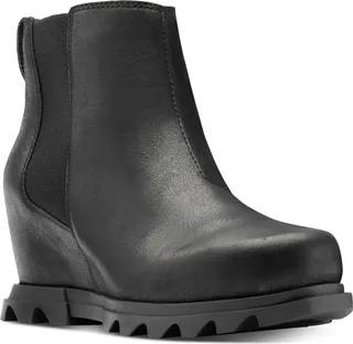 Sorel Women's Joan of Artic Wedge Iii Lug Sole Chelsea Booties Women's Shoes