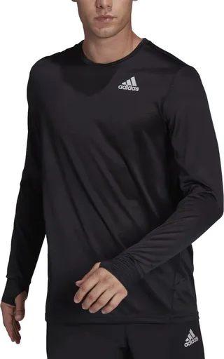 adidas Men's Own The Run Regular-Fit Long-Sleeve Performance T-Shirt