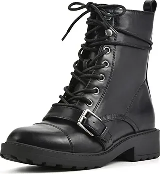WHITE MOUNTAIN Shoes Decree Women's Lace-up Combat Boot