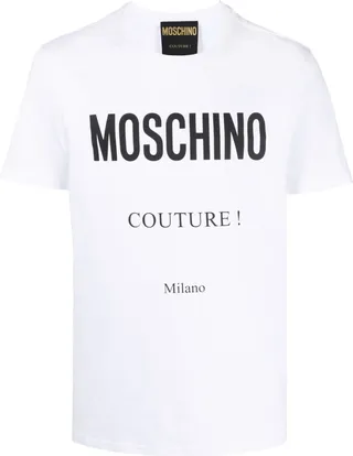 logo print T-shirt
