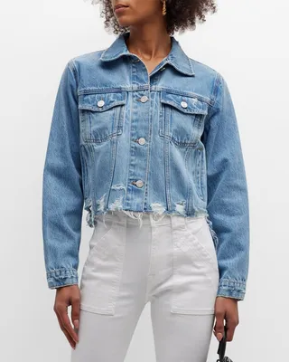 Vintage Cropped Denim Jacket
