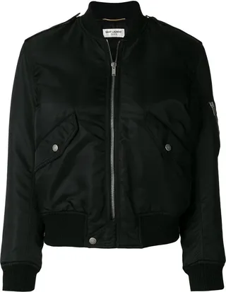 Classic Zipped Bomber Jacket