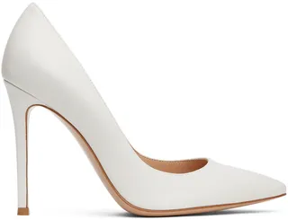Gianvito Rossi White Gianvito 105 Pumps