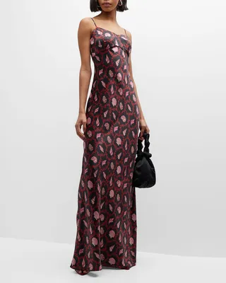 Mimi Silk Maxi Slip Dress