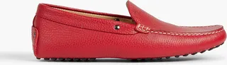 Pebbled-leather driving shoes