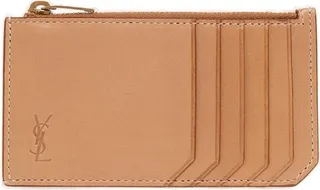 Saint Laurent Cassandre Shadow Zipped Card Case