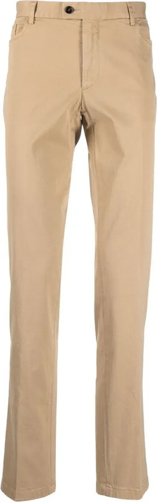 Classic Cotton Straight Leg Trousers