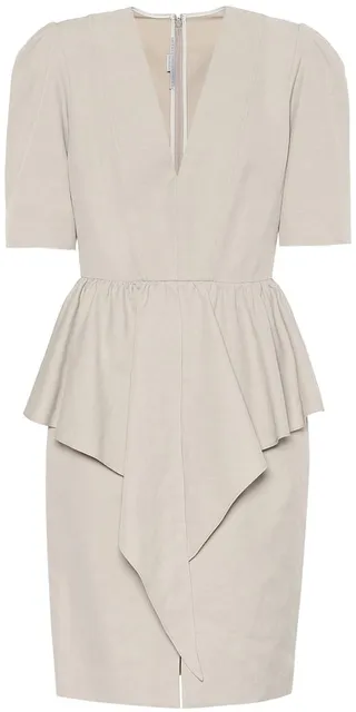 Peplum midi dress