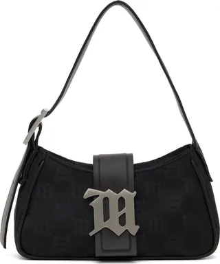 MISBHV Black Mini Monogram Bag