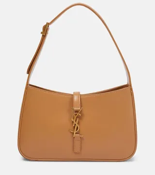 Le 5 a 7 leather shoulder bag