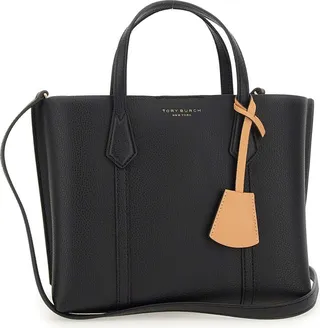 ''perry Small Triple-compartment Tote Leather Bag