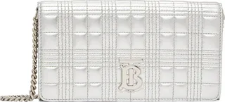 Burberry Silver Lola Shoulder Bag