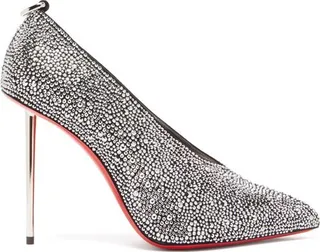Et Pic Et 100 High-cut Crystal And Leather Pumps