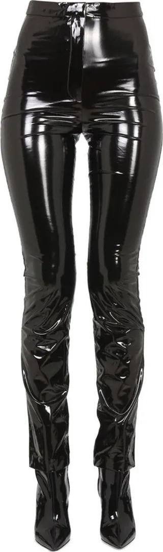 ROTATE Slim-Cut High Waist Pants