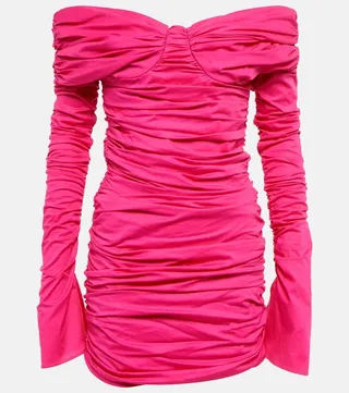 Ruched minidress
