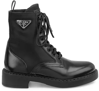 Leather Combat Boots