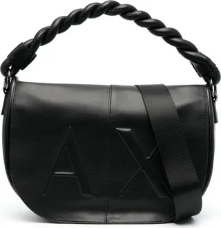 Twisted-Handle Tote Bag