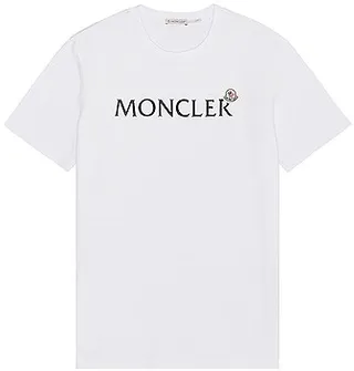 Moncler Short Sleeve T-Shirt in White
