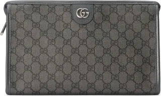 Interlocking G logo plaque wash bag