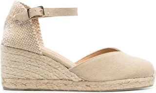 Raffia-Wedge Espadrilles
