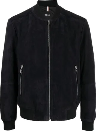 Suede Bomber Jacket