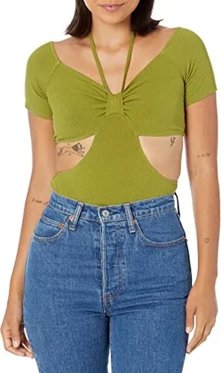 ASTR the label womens Astr Women's Monterey Bodysuit Blouse