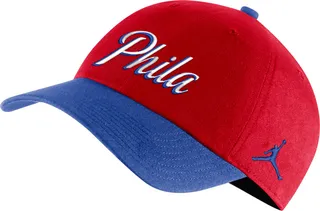 Nike Men's Philadelphia 76ers Statement Edition Jordan Heritage86 NBA Hat in Red