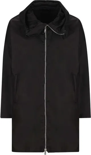 Dsquared2 X Ibrahimović Zipped Long-Sleeved Hooded Coat