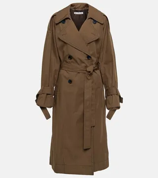 Cotton trench coat