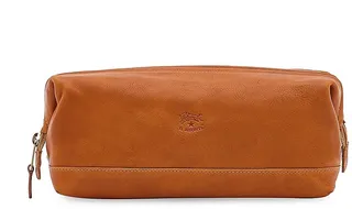 Vintage-Style Leather Travel Case