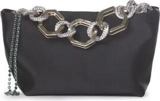 Gedebe Jessye Embellished Chain Satin Tote Bag