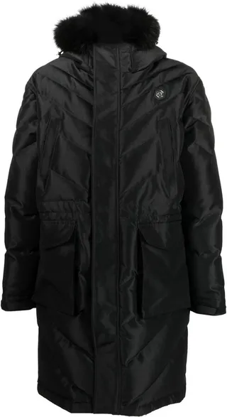 Faux Fur-Trim Parka