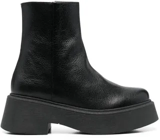 Platform Leather 60mm Boots