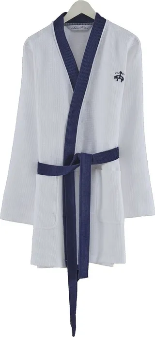 Brooks Brothers Waffle Kimono Bathrobe