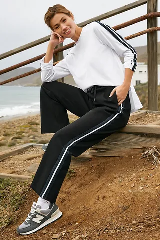 The Upside Camille Cropped Pants Black