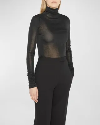 Benas Semi-Sheer Top