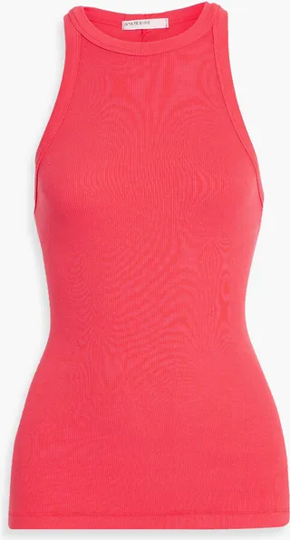 Ribbed jersey tank