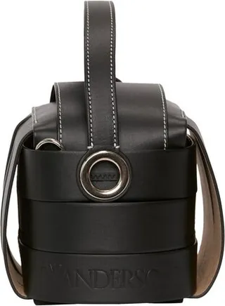 Knot Bag - Leather Top Handle Bag With Crossbody Strap