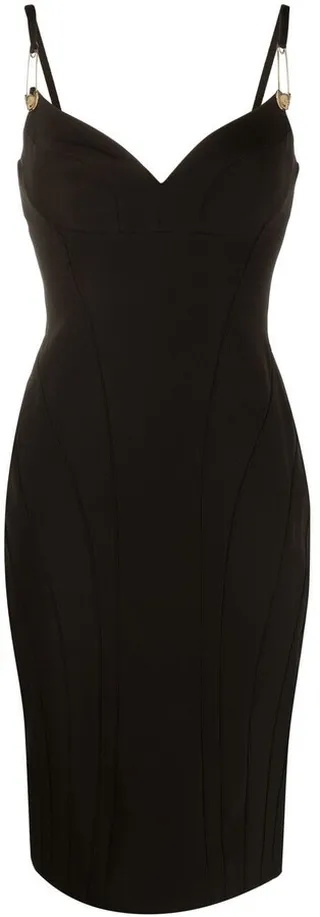 Cut midi dress