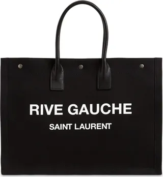 Rive Gauche Printed Canvas Tote